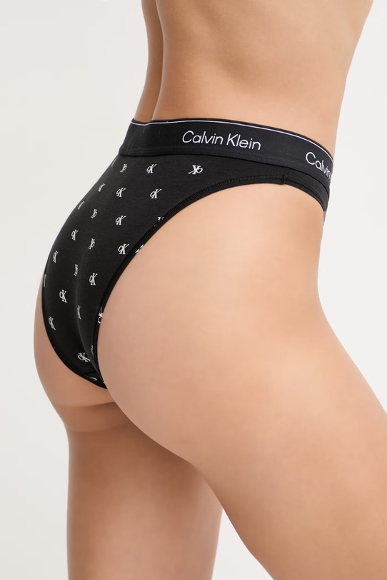 Calvin Klein Underwear figi damskie z bawełną LV00QF8524 czarny AA00