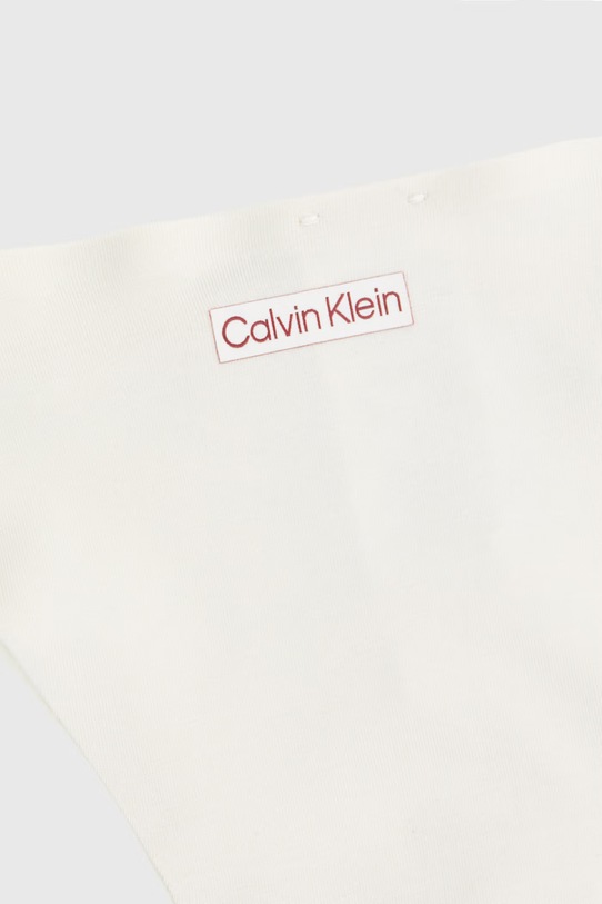 Odzież Calvin Klein Underwear stringi LV00QF8085 beżowy