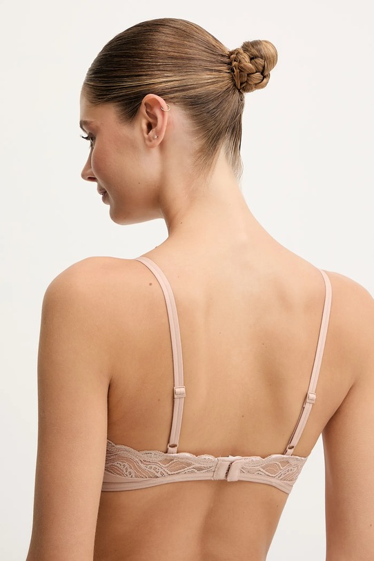 Oblečenie Podprsenka Calvin Klein Underwear LV00QF8469 béžová