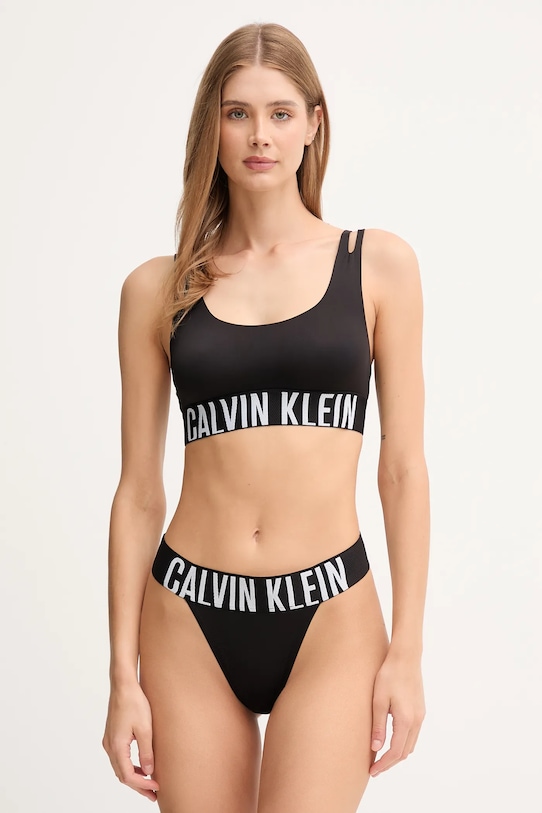 Tanga Calvin Klein Underwear LV00QF8597 černá AW25
