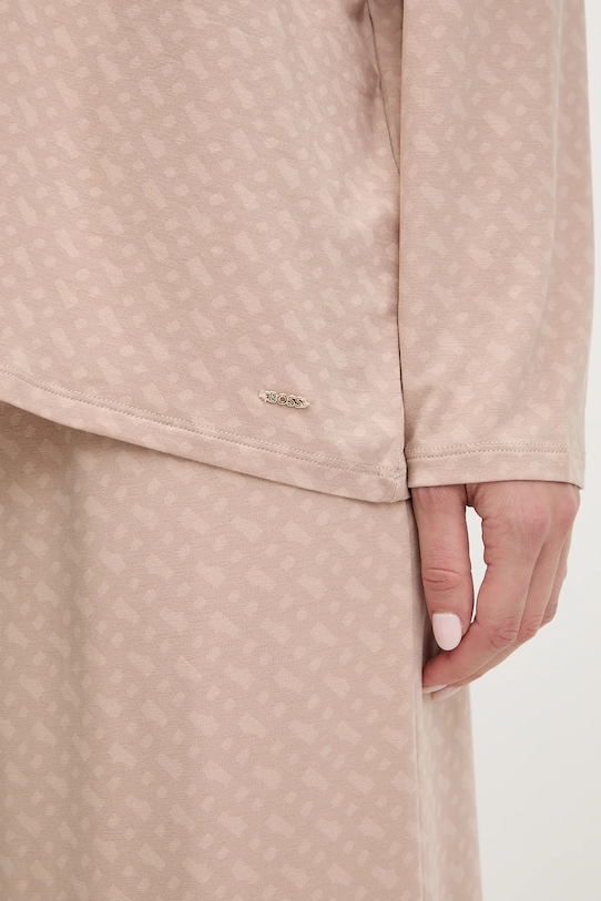 BOSS longsleeve piżamowy beżowy 50550693