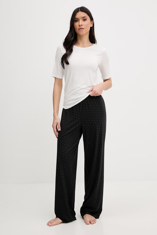 BOSS spodnie piżamowe 50550711 czarny AW25