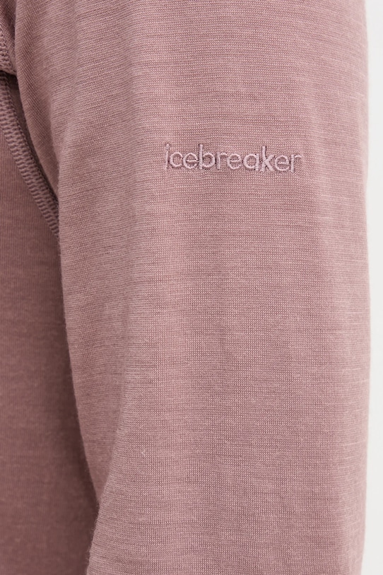 Funkčné tričko s dlhým rukávom Icebreaker Merino 200 Oasis ružová IBB043800GV1