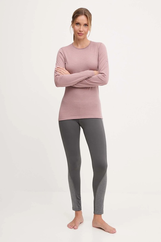 Icebreaker longsleeve funzionale 200 Oasis IB1043750K51 rosa AW25