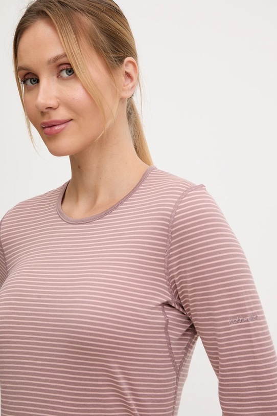 Icebreaker longsleeve funzionale 200 Oasis rosa IB1043750K51