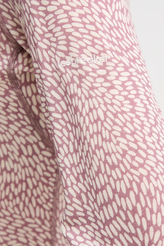 Funkčné tričko s dlhým rukávom Icebreaker Merino 200 Oasis ružová IB0A57BH0H91