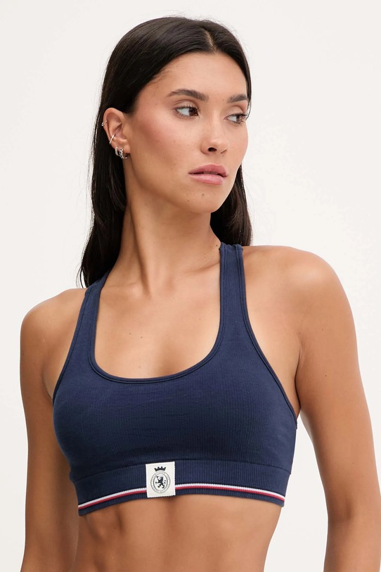 Tommy Hilfiger biustonosz dzianina granatowy UW0UW06061