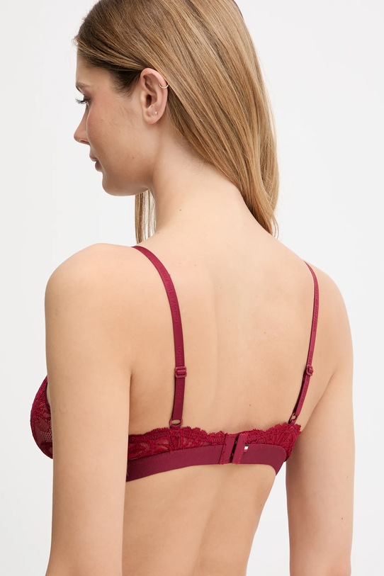 Odzież Tommy Hilfiger biustonosz UW0UW06098 bordowy