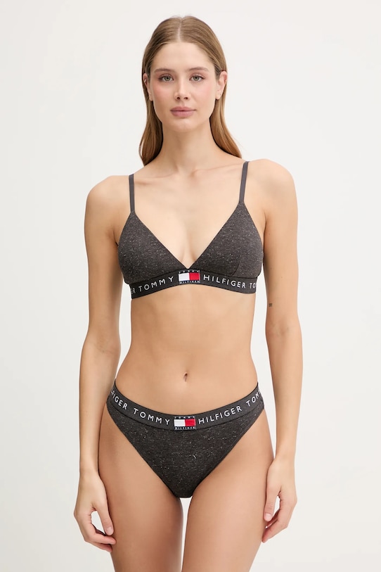 Tommy Hilfiger biustonosz UW0UW06224 szary AW25