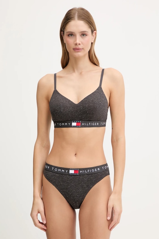 Tommy Hilfiger biustonosz UW0UW06226 szary AW25