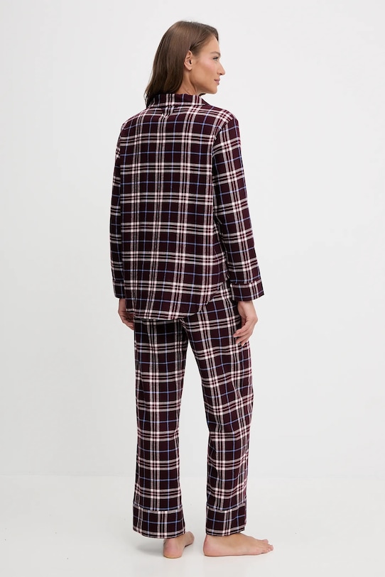 Tommy Hilfiger piżama UW0UW06158 bordowy AW25
