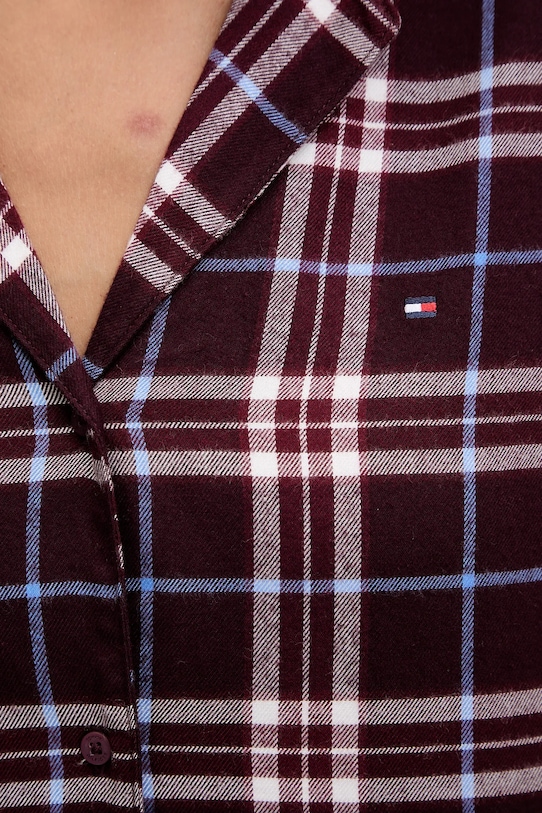 Tommy Hilfiger piżama UW0UW06158 bordowy
