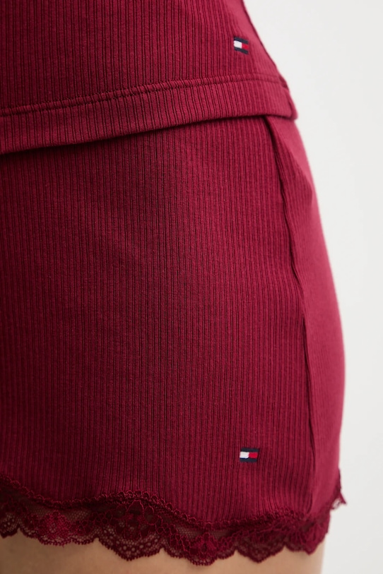 Tommy Hilfiger piżama UW0UW06215 bordowy
