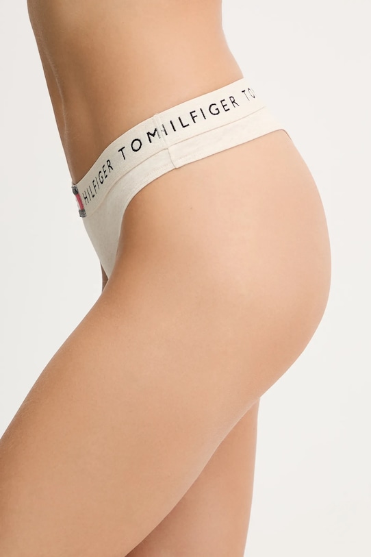 Odzież Tommy Hilfiger stringi UW0UW06227 beżowy