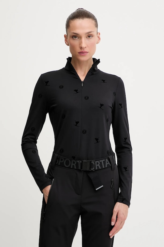 Sportalm longsleeve funkcyjny Helsinki średni czarny 300007