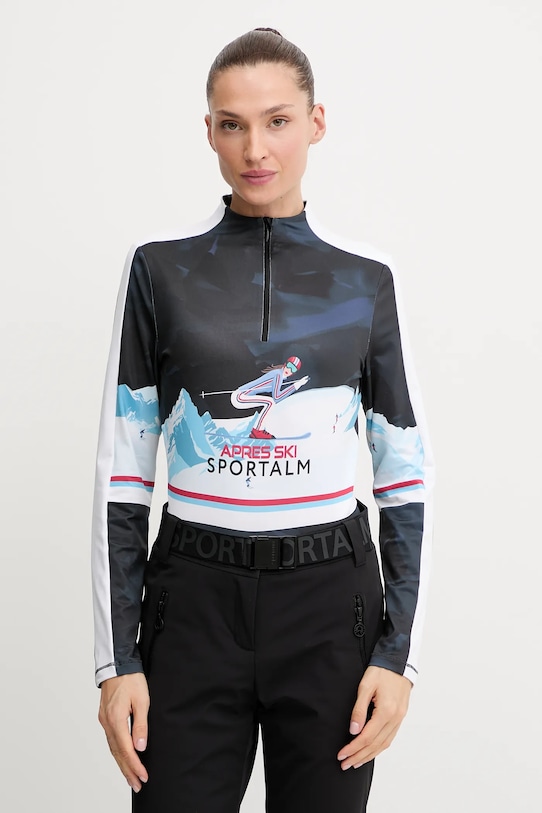 Функциональный лонгслив Sportalm Cardiff низкий тёмно-синий 300039