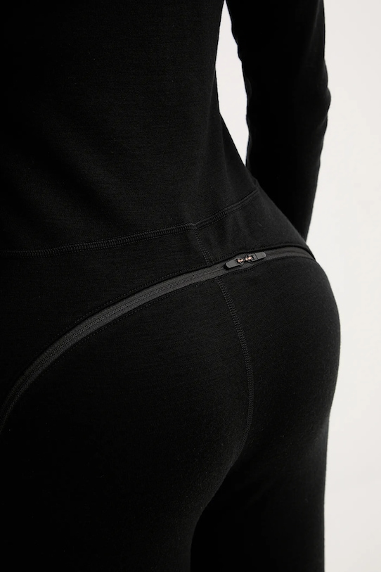 Smartwool salopetă funcțională de lână SW002985 negru