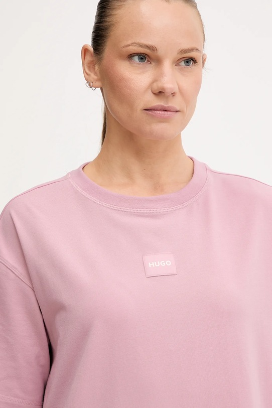 Odzież HUGO t-shirt piżamowy 50549918 różowy