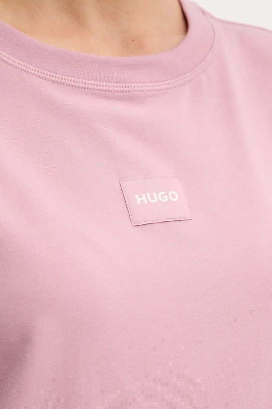 HUGO t-shirt piżamowy różowy 50549918