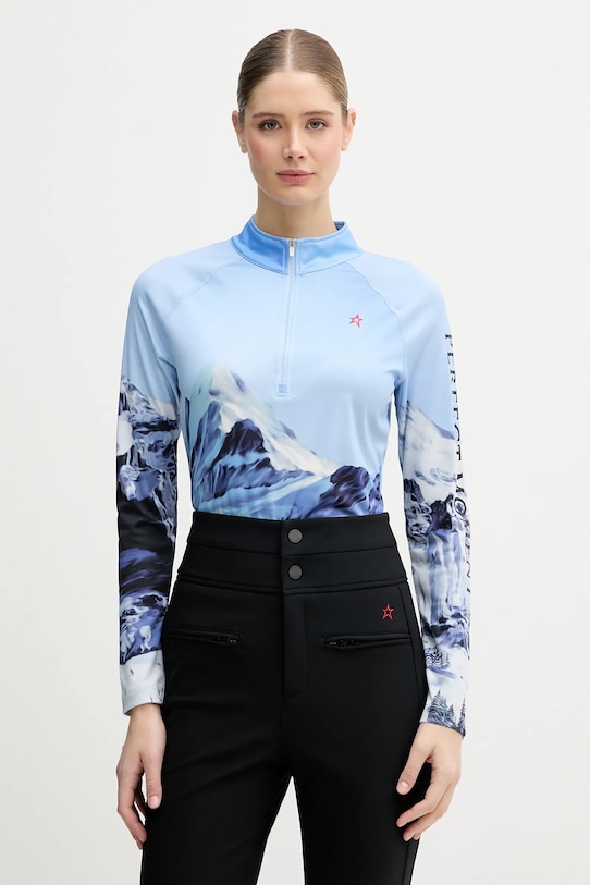 Perfect Moment longsleeve funkcyjny sporty zimowe niebieski W3001227