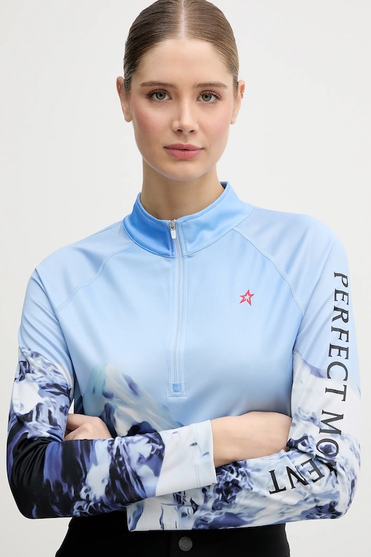Perfect Moment longsleeve funkcyjny niebieski W3001227