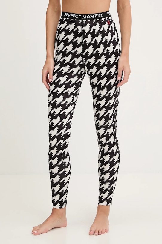 Perfect Moment legginsy funkcyjne sporty zimowe czarny W3001228