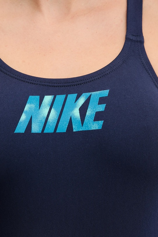 Суцільний купальник Nike темно-синій NESSF053