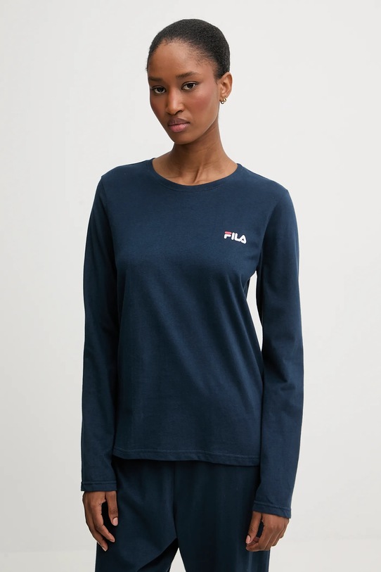 Odzież Fila piżama bawełniana FPW4217 granatowy