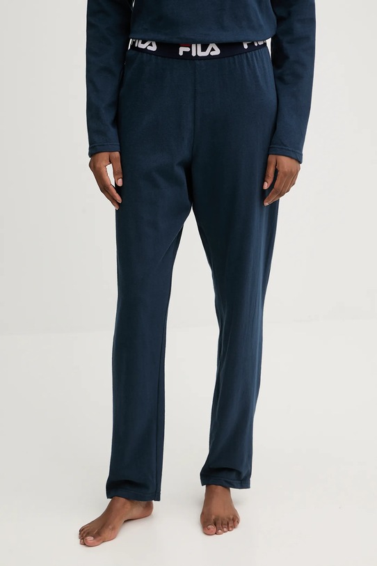 Fila piżama bawełniana granatowy FPW4217