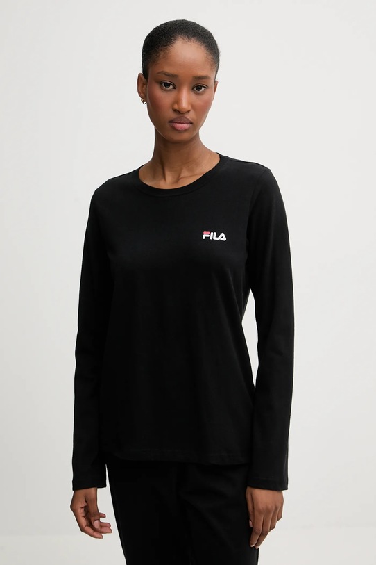 Odzież Fila piżama bawełniana FPW4217 czarny