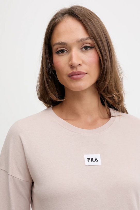 Odzież Fila piżama bawełniana FPW4218 beżowy