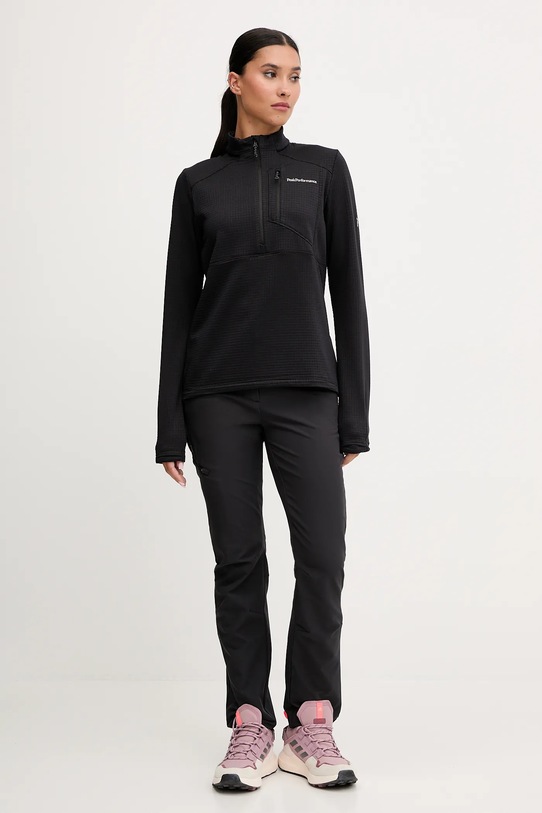 Peak Performance longsleeve sportowy Trail G79811 czarny AW25