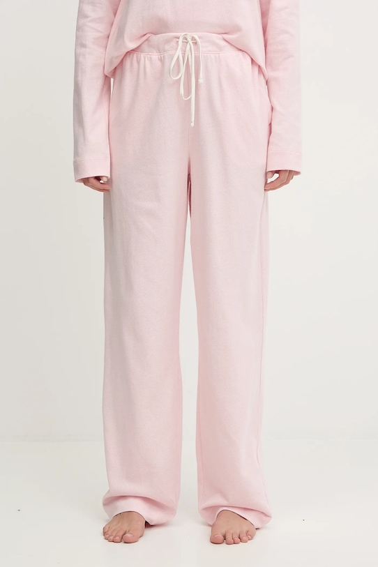 Oblečenie Bavlnené pyžamo Lauren Ralph Lauren ILN72453 ružová