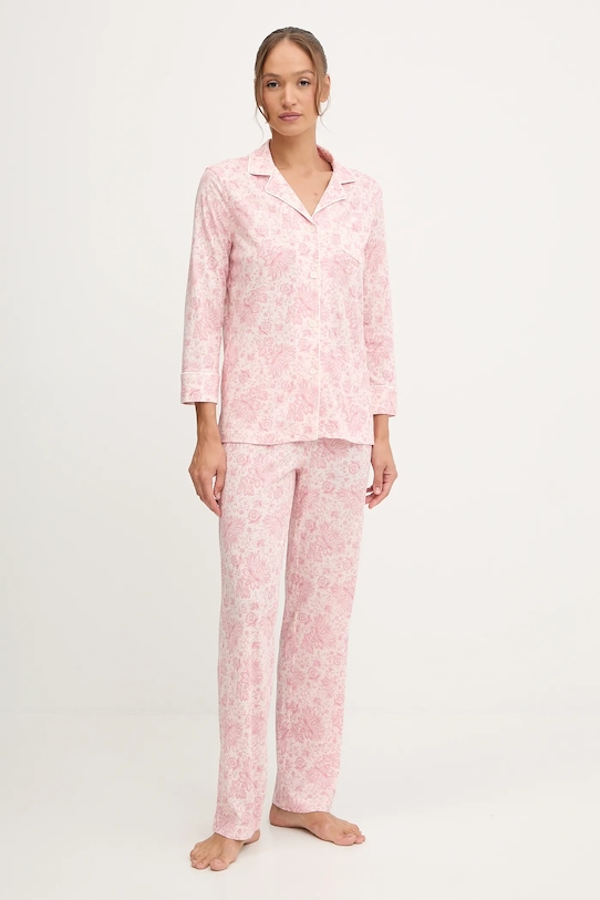 Lauren Ralph Lauren pijama set roz ILN92443