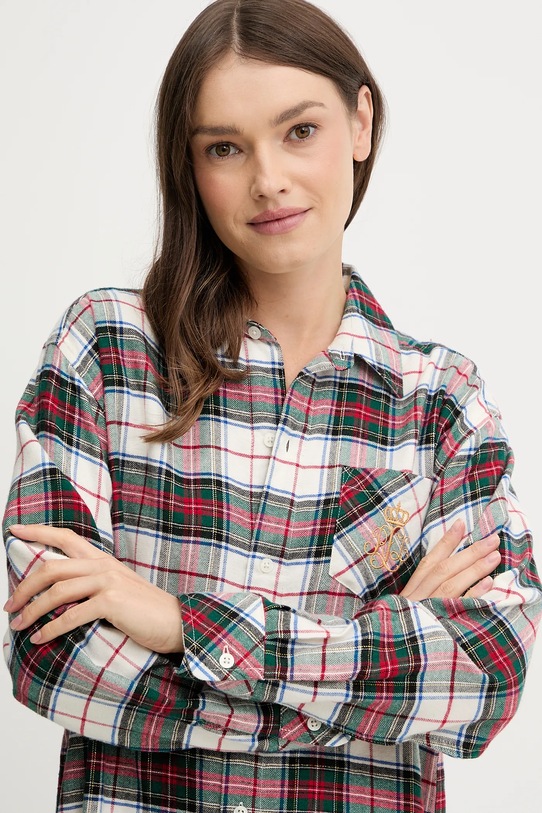 Lauren Ralph Lauren koszula nocna beżowy ILN32457