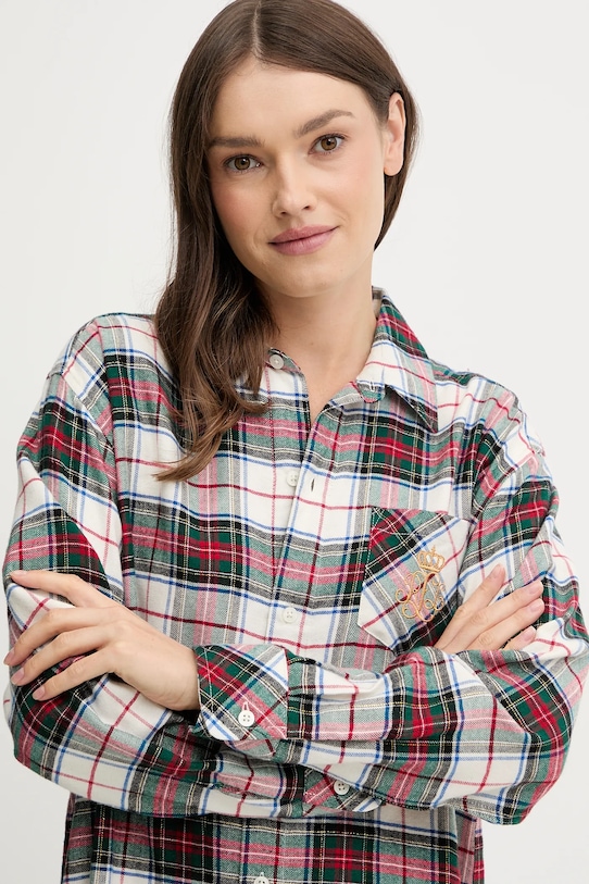 Lauren Ralph Lauren koszula nocna beżowy ILN32457