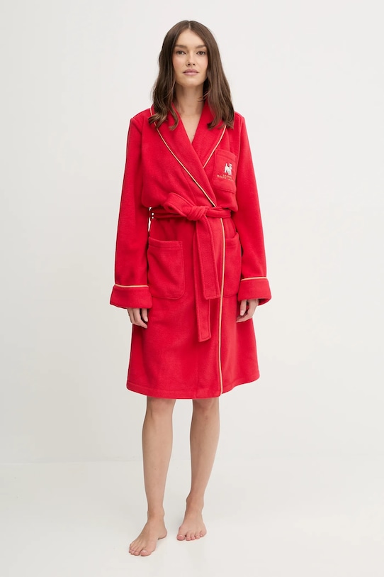 Lauren Ralph Lauren szlafrok dzianina czerwony ILN42471