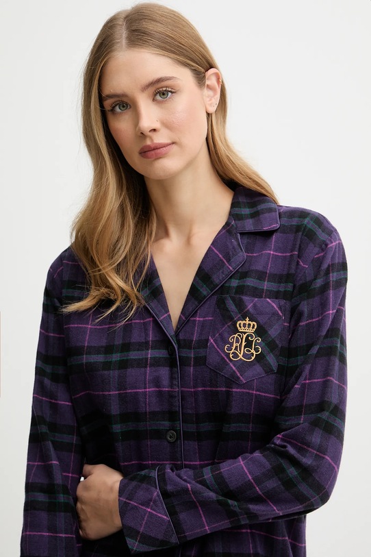 Lauren Ralph Lauren piżama ILN92457F fioletowy