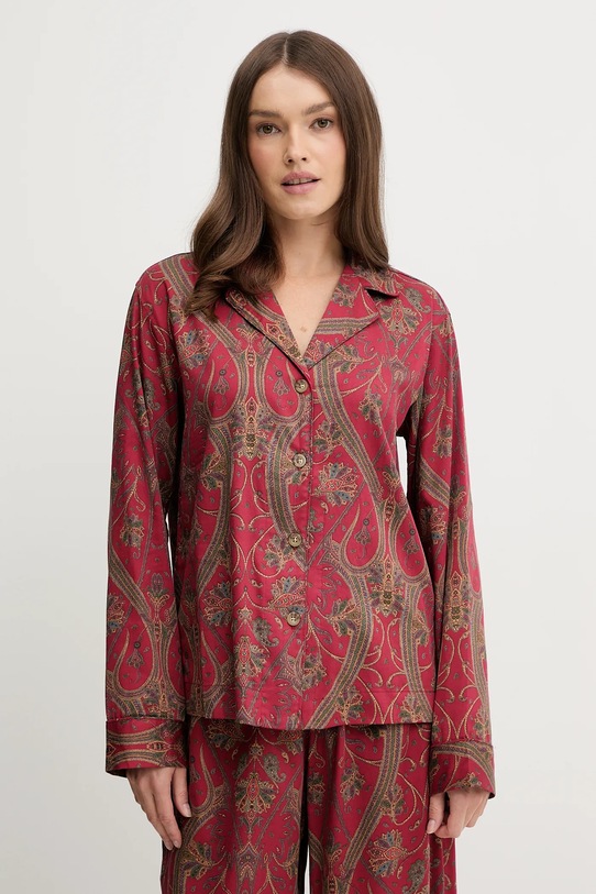 Lauren Ralph Lauren piżama ILN92459 czerwony AW25