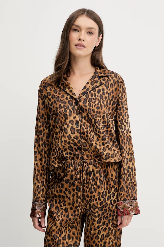 Lauren Ralph Lauren piżama ILN92460 brązowy AW25