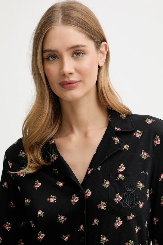 Lauren Ralph Lauren piżama ILN92467F czarny