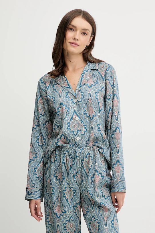 Lauren Ralph Lauren piżama ILN92476 niebieski AW25