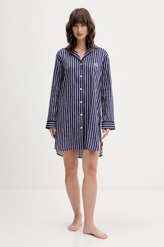 Lauren Ralph Lauren koszula piżamowa ILN32479 granatowy AW25