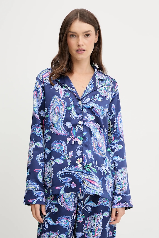 Lauren Ralph Lauren piżama ILN92480 niebieski AW25