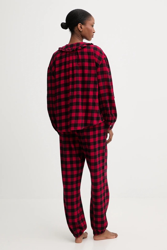 Polo Ralph Lauren piżama bawełniana 4P0703 czerwony AW25