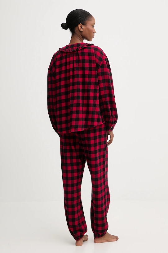 Polo Ralph Lauren piżama bawełniana 4P0703 czerwony AW25