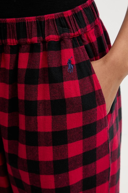 Polo Ralph Lauren piżama bawełniana 4P0703 czerwony