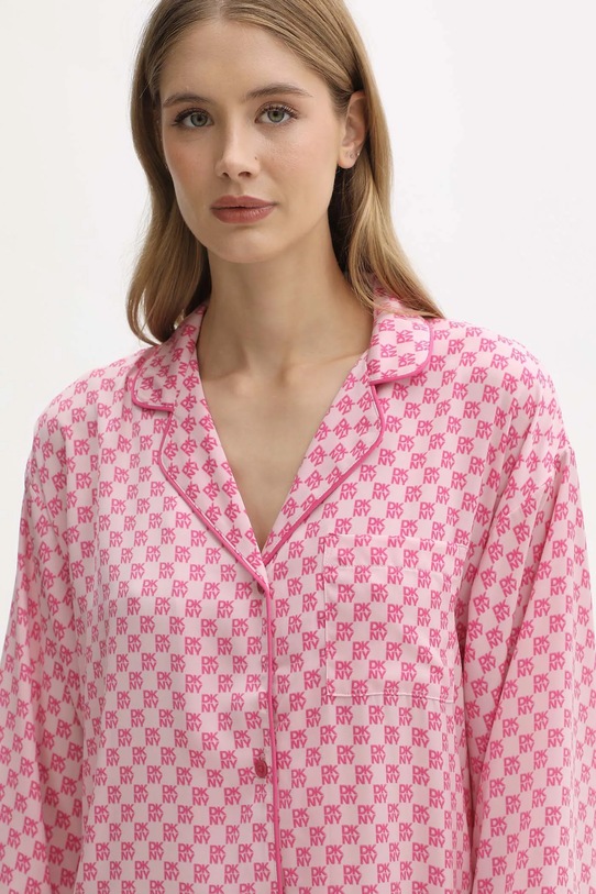 Dkny camicia da notte rosa YI30061