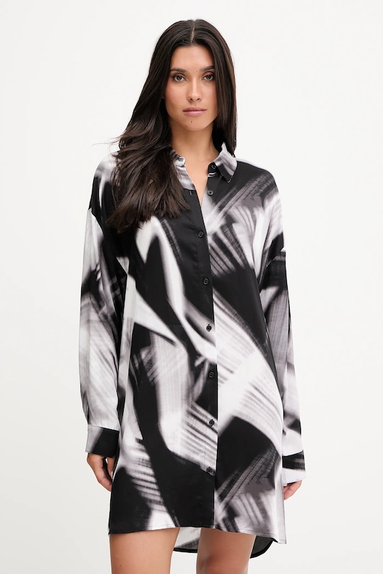 Dkny cămașă de noapte camasa de noapte negru YI30070