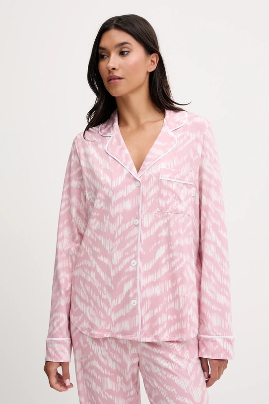 Dkny piżama z dodatkiem bawełny YI80062 różowy AW25